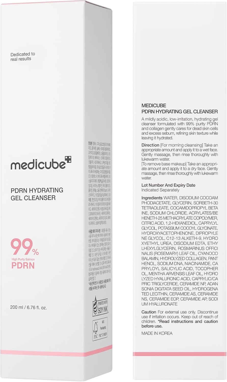 PDRN Hydrating Gel Cleanser 200 ML | Gel Limpiador