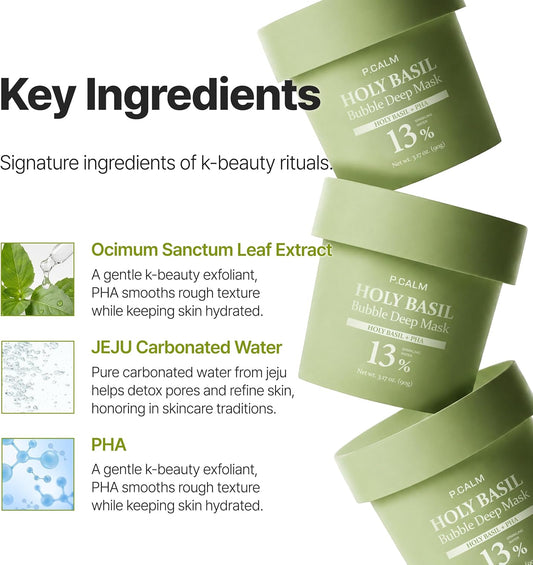 Holy Basil Bubble Deep Mask