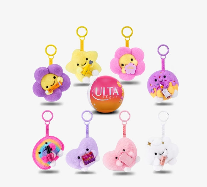 Ulta Beauty x Mini Brands Pops Plush Keychains