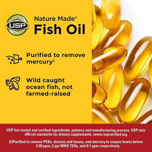 Fish Oil 1200mg|360mg Omega 3|100 Softgels
