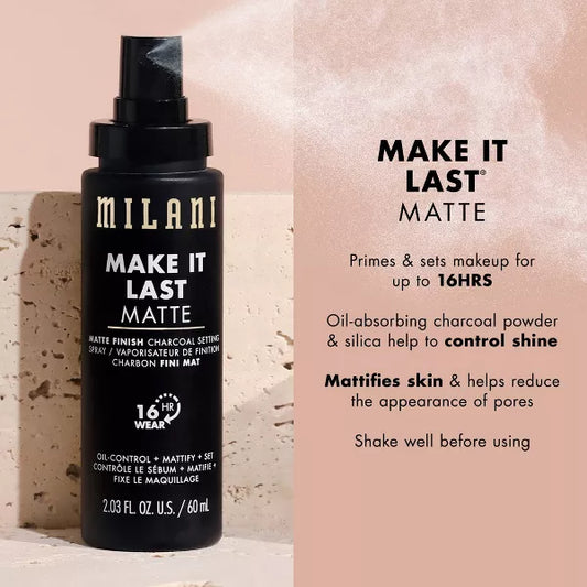 Make It Last Matte Finish Charcoal Setting Spray
