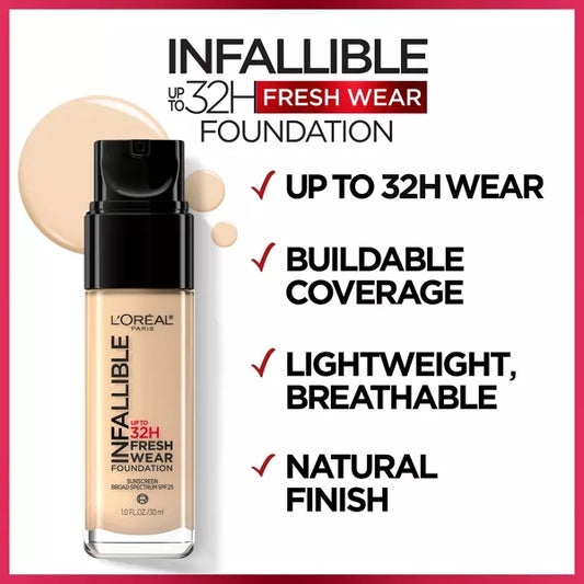 Infallible 32HR Fresh Wear Foundation with SPF 25