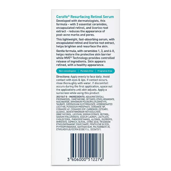Resurfacing Retinol Face Serum