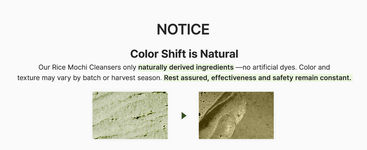 FRESH GREEN RICE MOCHI CLEANSER
