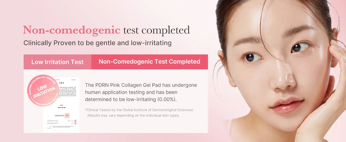 PDRN PINK COLLAGEN TONING GEL TONER PAD 70ea