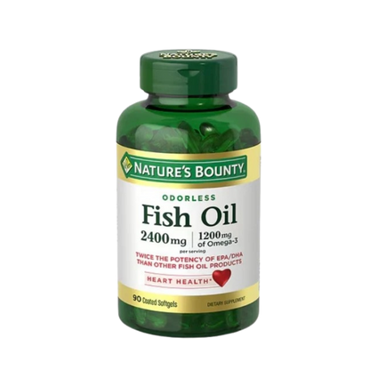 Fish Oil 2400mg |1200mg of Omega 3|90 Softgels