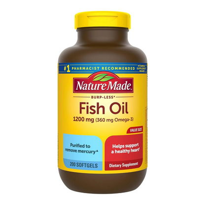 Fish Oil 1200 mg Omega 3 | 200 cápsulas