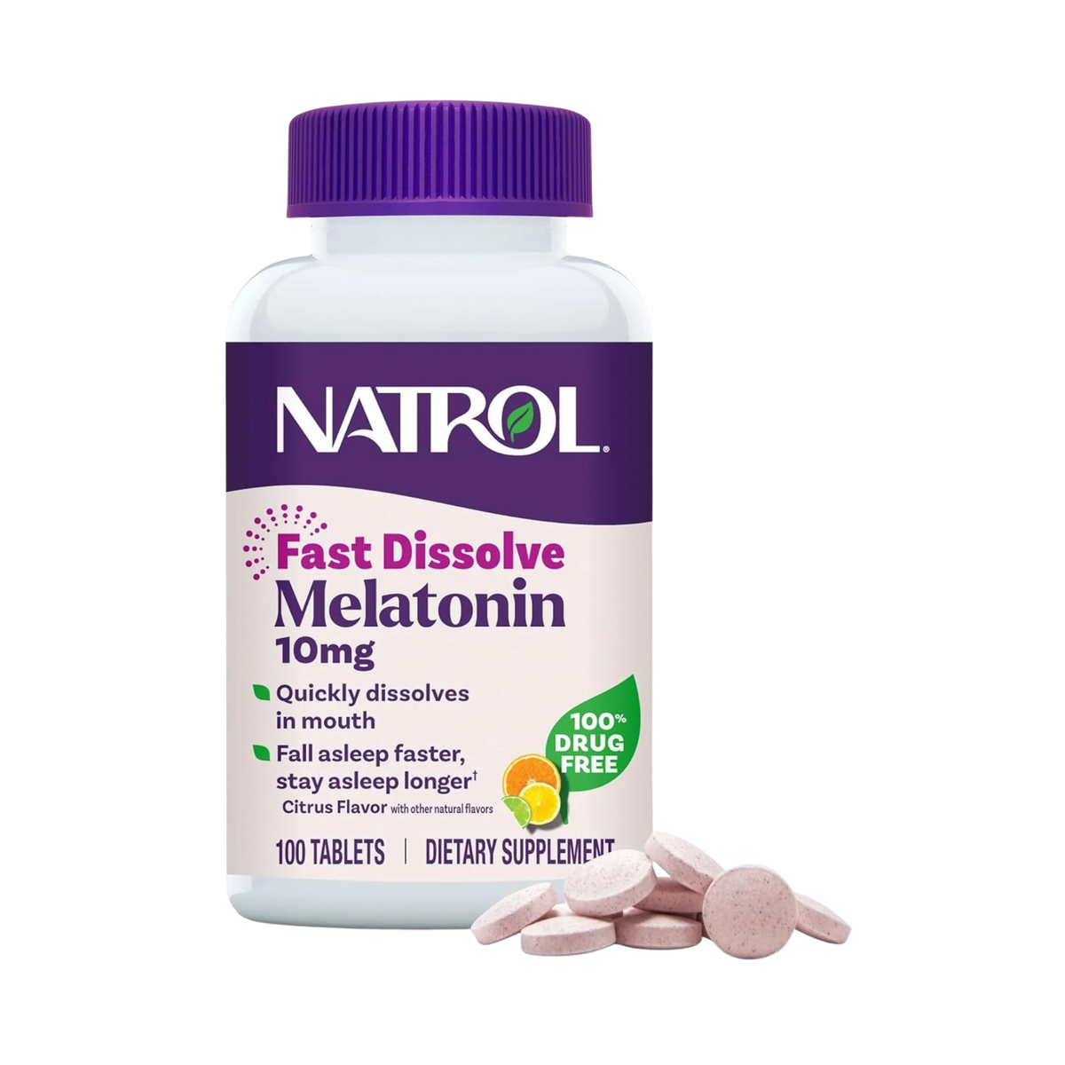 Melatonina de Disolución Rápida - 10mg -100 tabletas