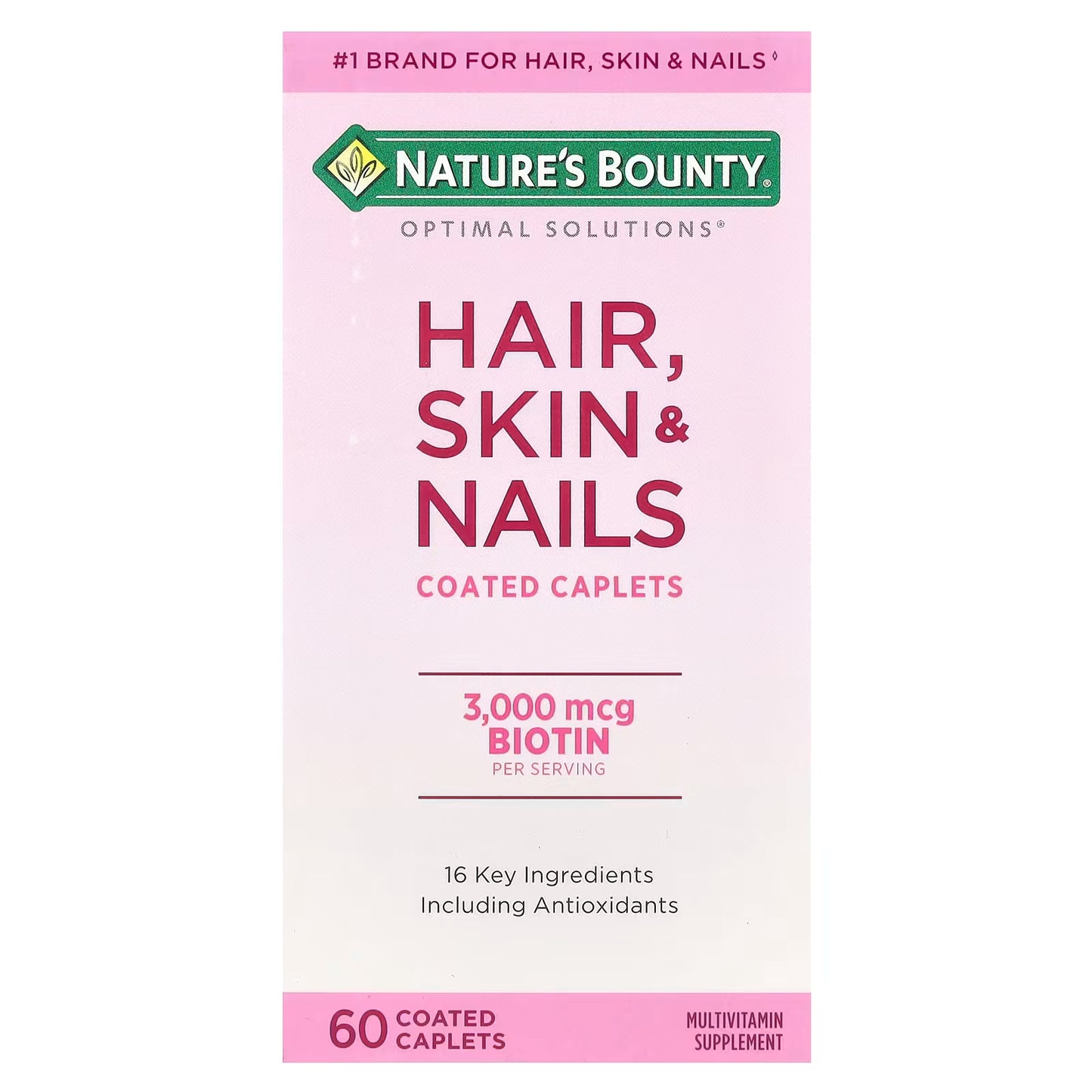 Hair, Skin & Nails - 60 capsulas