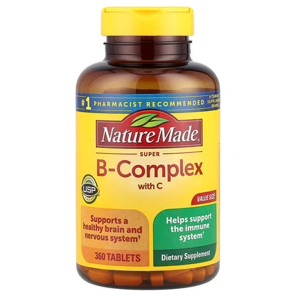 Vitamin B Complex with Folic Acid + Vitamin C