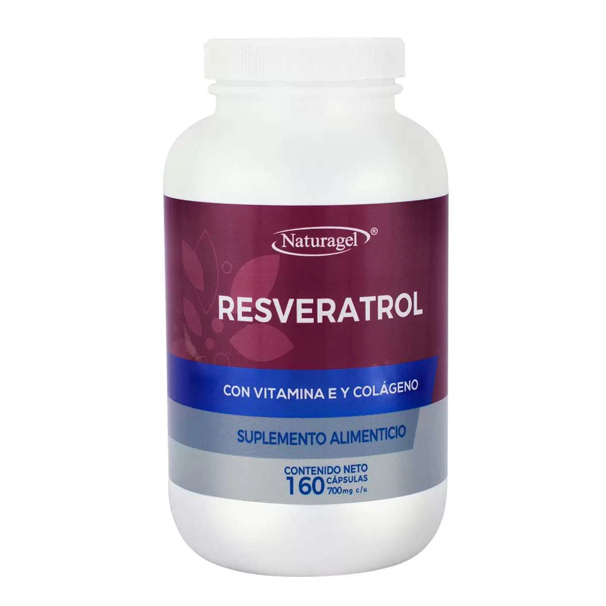Resveratrol con Vitamina E y Colágeno