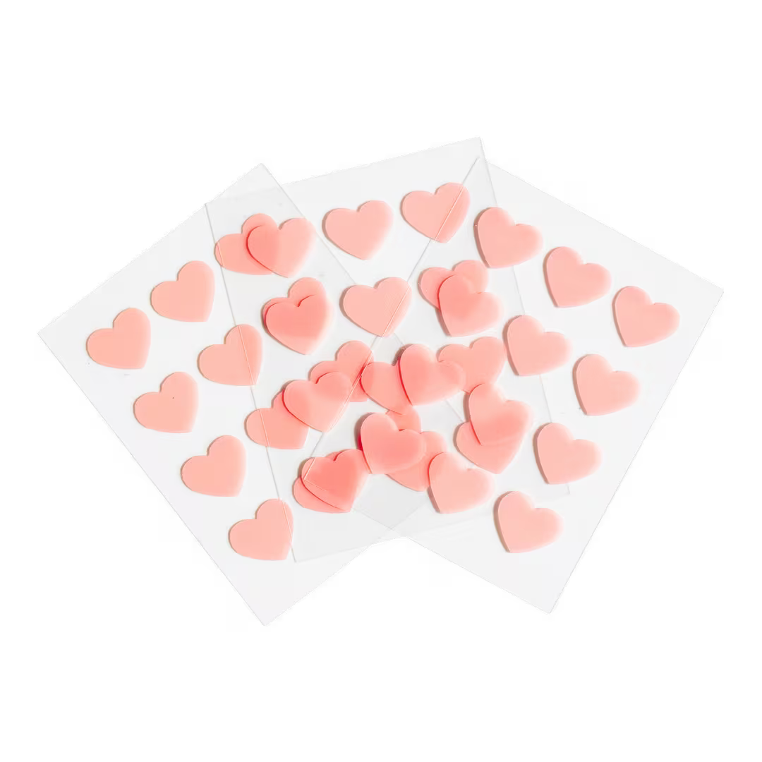 Blemish Treatment Acne Heart Patches | Parches para acné