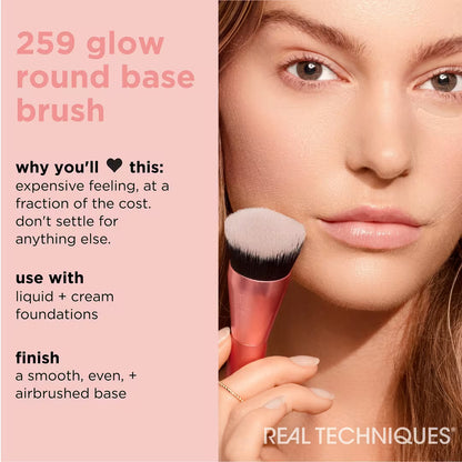 Glow Round Base Makeup Blending Brush
