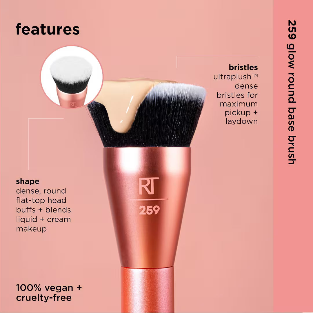 Glow Round Base Makeup Blending Brush