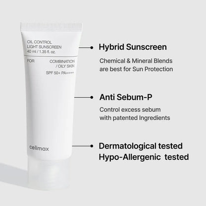Oil Control Light Sunscreen SPF 50+ PA++++