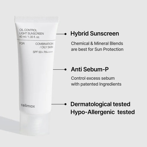 Oil Control Light Sunscreen SPF 50+ PA++++