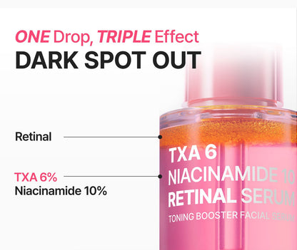 TXA 6 Niacinamide 10 Retinal Serum 30ml