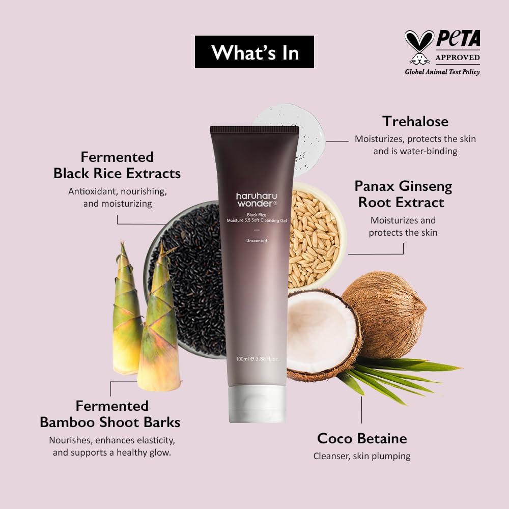 Black Rice Moisture 5.5 Soft Cleansing Gel 100ml