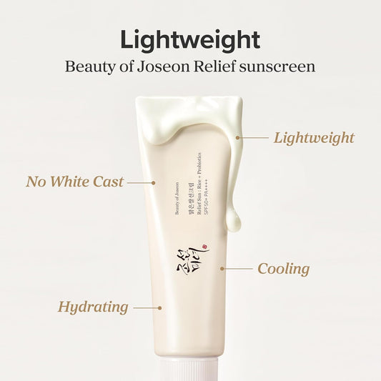 Relief Sun Rice + Probióticos SPF 50+ PA++++
