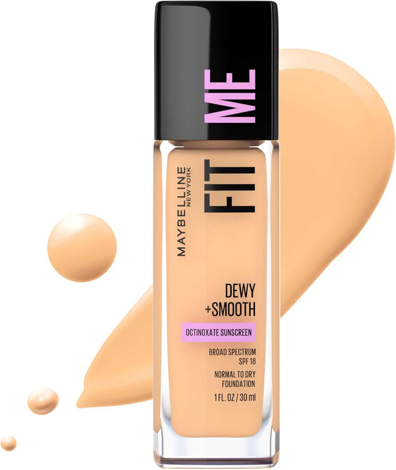 Fit me Dewy+Smooth Foundation SPF 18