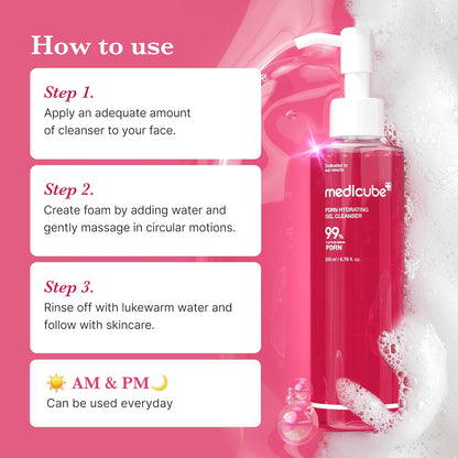 PDRN Hydrating Gel Cleanser 200 ML | Gel Limpiador