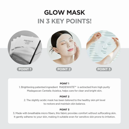 Madagascar Centella Tone Brightening Glow Mask