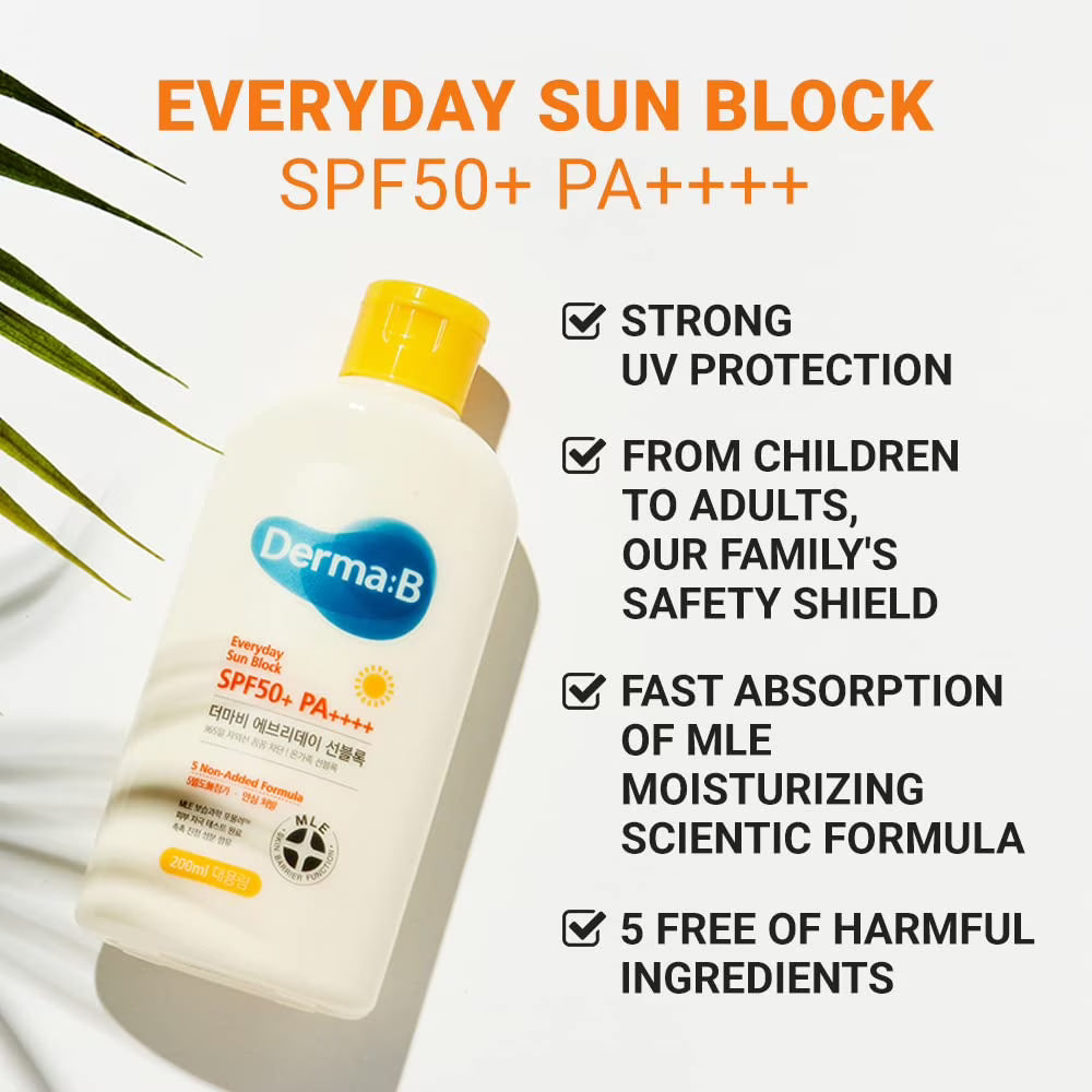 Derma B Everyday Sun Block SPF50+ PA++++
