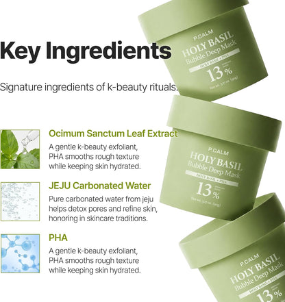 Holy Basil Bubble Deep Mask