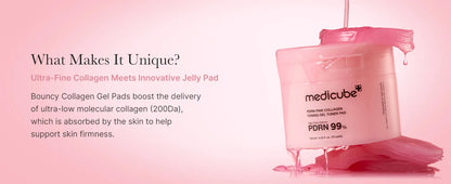 PDRN PINK COLLAGEN TONING GEL TONER PAD 70ea