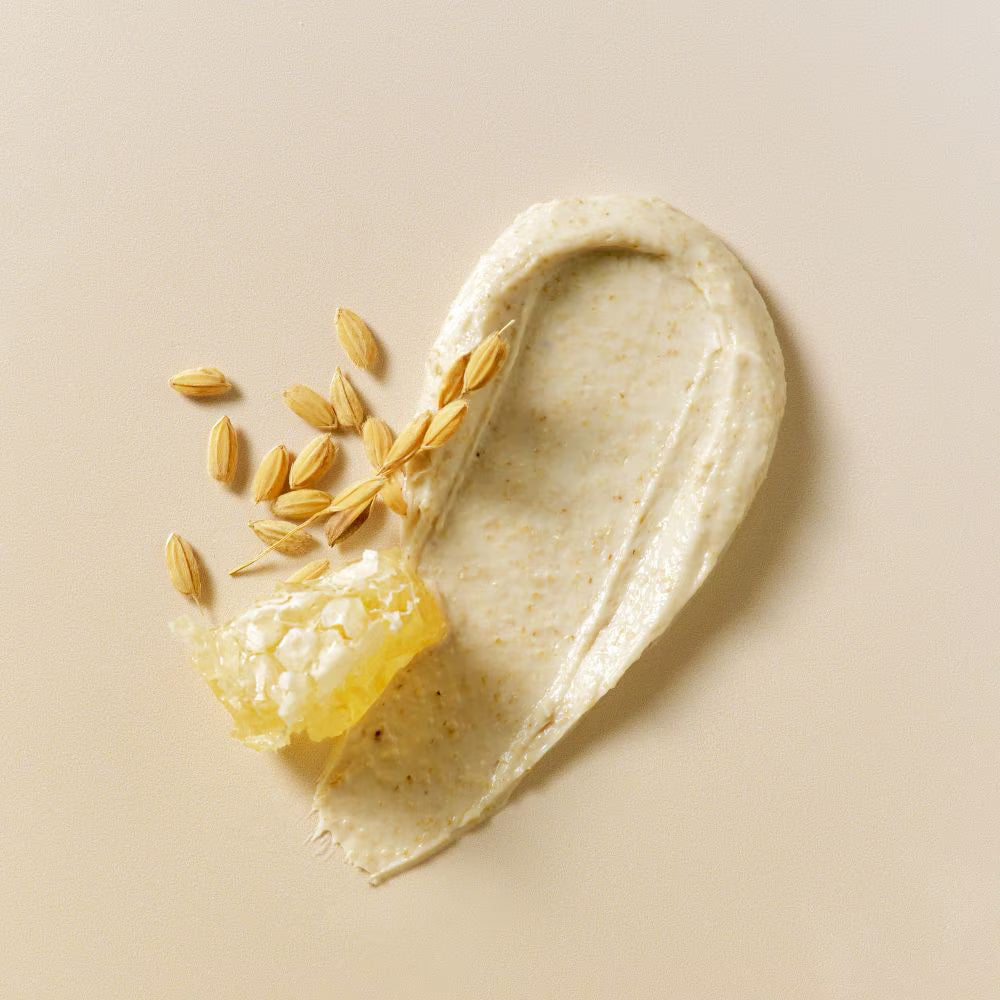 ground rice and honey glow mask