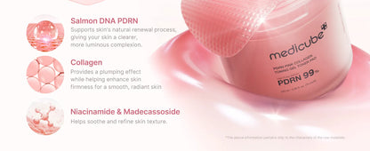 PDRN PINK COLLAGEN TONING GEL TONER PAD 70ea