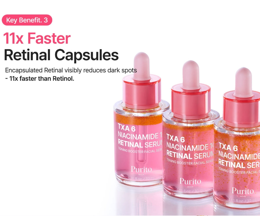 TXA 6 Niacinamide 10 Retinal Serum 30ml