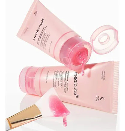 PDRN Pink Caffeine Night Wrapping Mask - 75 ML