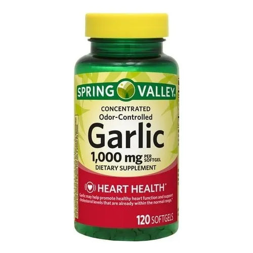 Capsulas de ajo 1000 mg, 200 cápsulas