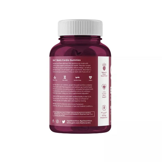 Beets Cardio Gummies - 60 gomitas