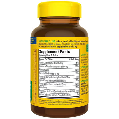 Vitamin B Complex with Folic Acid + Vitamin C