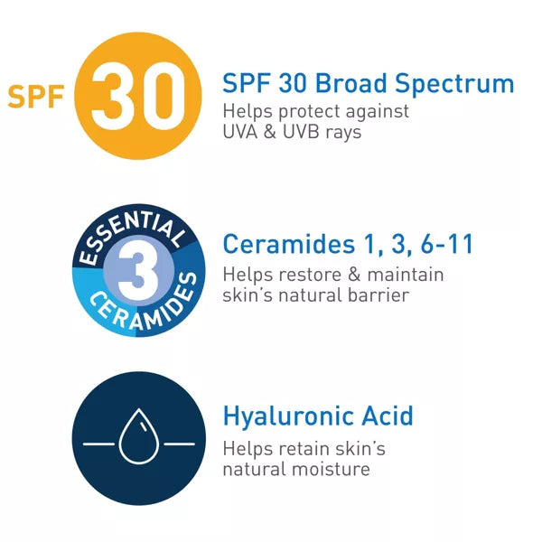 Ultra-Light Face Lotion Moisturizer with Sunscreen - SPF 30