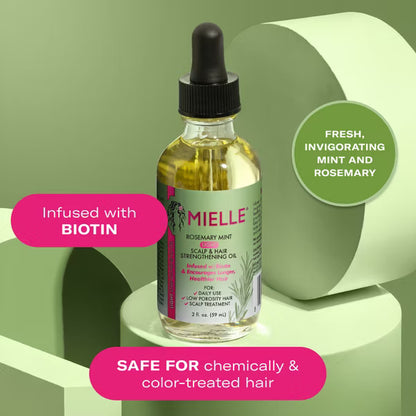 Rosemary Mint Light Scalp & Hair Strengthening Oil