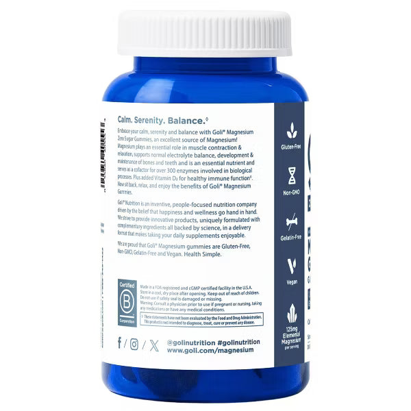 Magnesium Glycinate - Sin Azucar