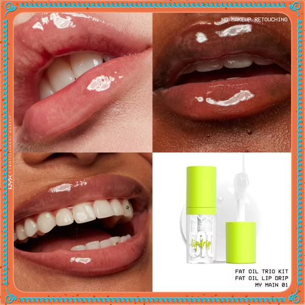 Fat Oil Lip Drip Holiday Trio Lip Gloss Set