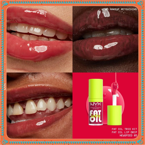 Fat Oil Lip Drip Holiday Trio Lip Gloss Set