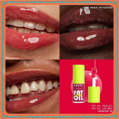 Fat Oil Lip Drip Holiday Trio Lip Gloss Set