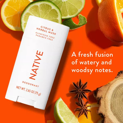 Citrus & Herbal Musk Desodorante