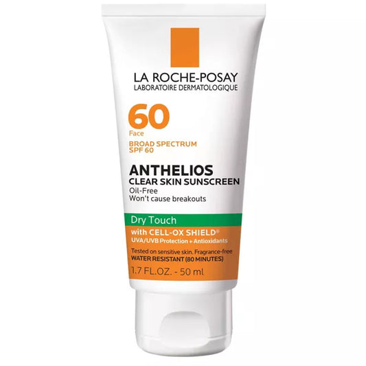 Anthelios Clear Skin Dry Touch Face Sunscreen - Protector Solar para Piel con Tendencia a Acné