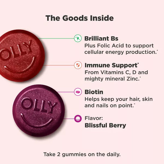Women's Multivitamin Gummies - Berry - 90 gomitas