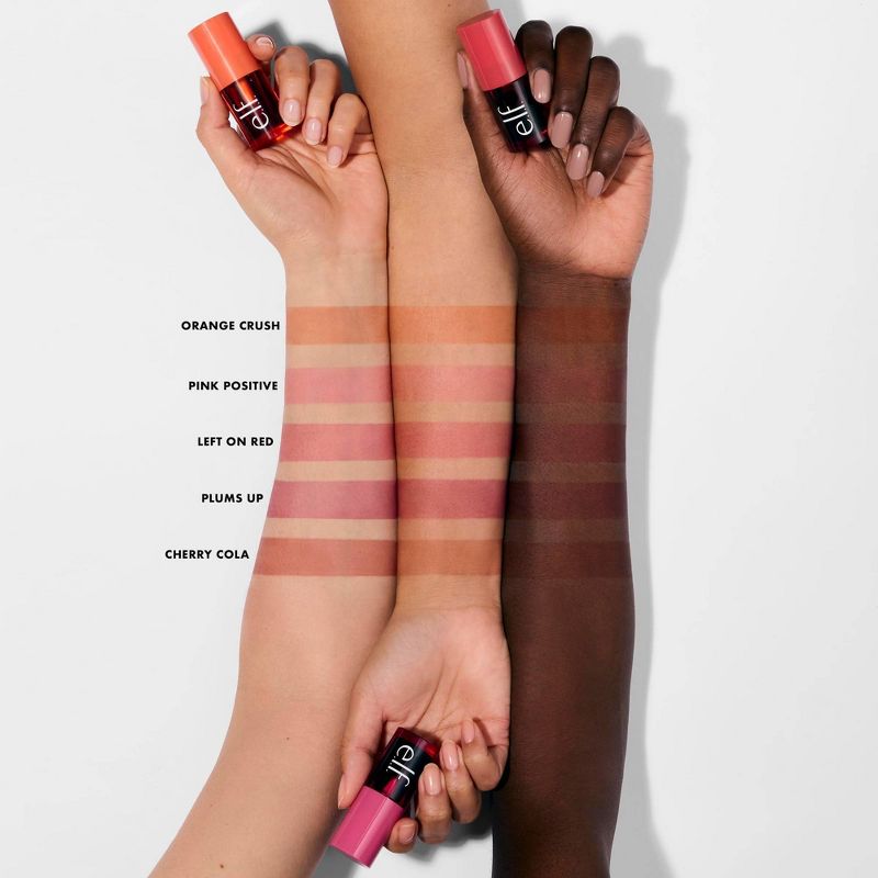 e.l.f. Sheer For It Blush Tint - Buildable Stain For Lips + Cheek - 0.22 fl oz