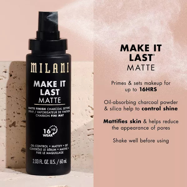 Make It Last Matte Finish Charcoal Setting Spray