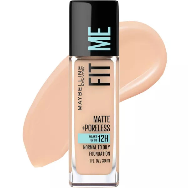 Fit Me Matte + Poreless Oil Free Liquid Foundation