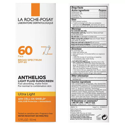 Anthelios Ultra-Light Fluid Face Sunscreen