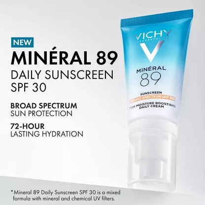 Mineral 89 72HR Moisture Boosting Sunscreen - SPF30